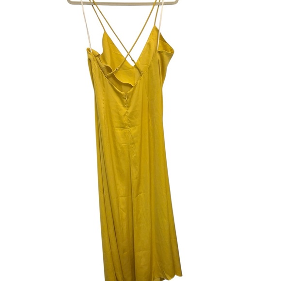 Fashion Nova Vibrant Yellow Backless Dress - Picture 2 of 5